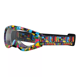 Kids motorcycles glasses W-TEC Spooner with graphics - Coloured Graphic