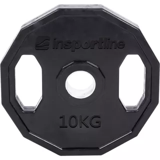 Rubber Coated Olympic Weight Plate inSPORTline Ruberton 10kg 50 mm