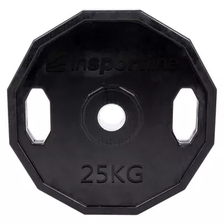 Pogumované olympijské kotúče inSPORTline Ruberton 50 mm 1,25-25 kg