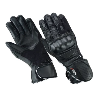 Motorcycle Gloves BOS LP1 - Black-White-Fluo - Black