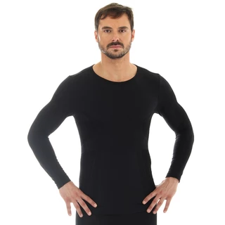Men's T-shirt Brubeck - long sleeve - Grey - Black