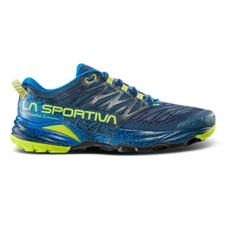 Pánské trailové boty La Sportiva Akasha II - Storm Blue/Lime Punch