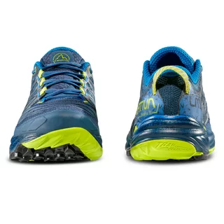 Pánské trailové boty La Sportiva Akasha II - Storm Blue/Lime Punch