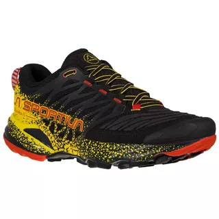 Pánské trailové boty La Sportiva Akasha II - Black-Yellow