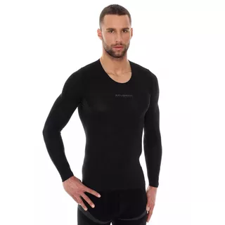 Unisex Long-Sleeved T-Shirt Brubeck Multifunctional Base Layer - Graphite