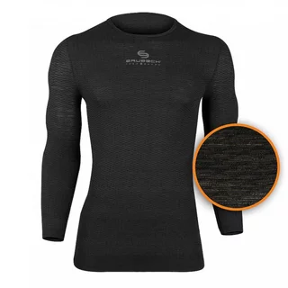 Unisex Long-Sleeved T-Shirt Brubeck Multifunctional Base Layer - Graphite