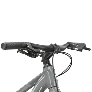 Juniorský dievčenský bicykel Kross LEA JR 2.0 24" Gen 002 - šedá/tyrkysová