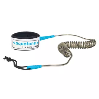 Bezpečnostné lanko Aquatone 9.0 SUP Coil Leash