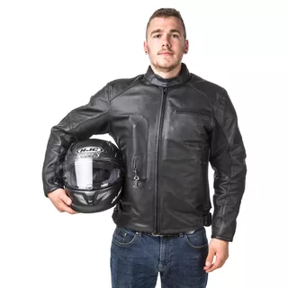 Airbag-Jacke Helite Racing aus Leder