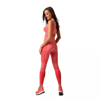 Boco Wear Raspberry Melange Push Up Damen Leggings - rosa