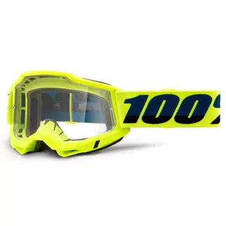 Motokrosové brýle 100% Accuri 2 - Mifflin tmavě modrá, čiré plexi