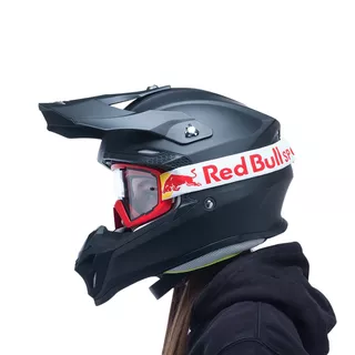 Motokrosové brýle RedBull Spect Whip, červené, plexi čiré