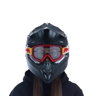 Motokrosové brýle RedBull Spect Whip, červené, plexi čiré
