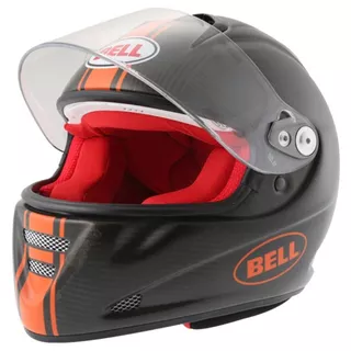 Moto prilba BELL M5X Daytona Carbon Matte Orange - L (59-60)