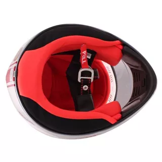 Motoros bukósisak BELL M5X Daytona White Red - L(59-60)