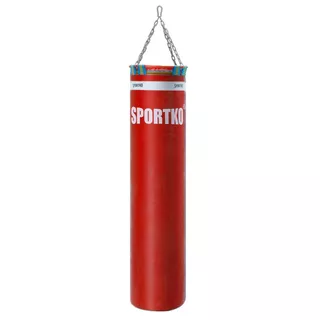 Boxovací pytel SportKO MP05 35x150cm / 65kg - červená