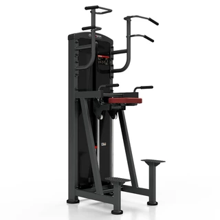 Assisted Dip/Chin Up Machine Marbo Sport MP-U231 - Black - Red