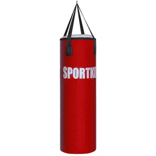 Boxovací pytel SportKO Elite MP1 35x100 cm - černá - červená