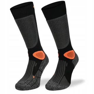 Motorkářské ponožky Comodo MTB2 - Black Orange
