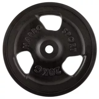 Pogumovaný kotúč Marbo Sport MW-O20G 20 kg 30 mm