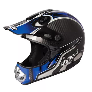 Motocross Helmet AXO MM Carbon Evo - Blue