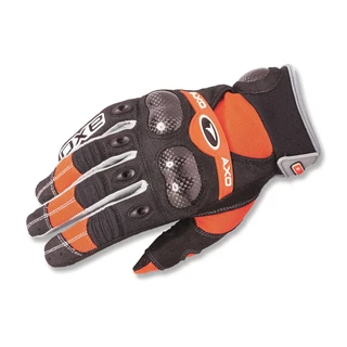 Motocross Gloves AXO VR-X - Red - Orange