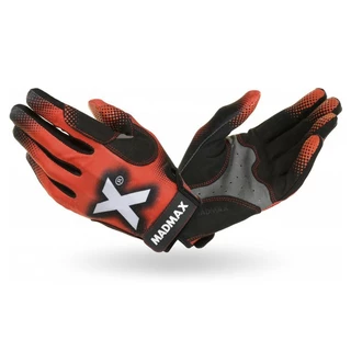 Fitness rukavice Mad Max Crossfit MXG101 - S - červená