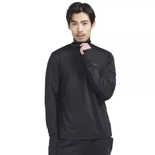 Men’s Running T-Shirt CRAFT ADV SubZ LS - Petrol - Black