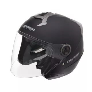 Motorradhelm Cassida Magnum schwarz matt