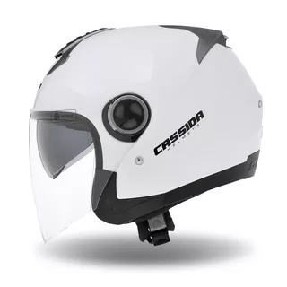 Motorradhelm Cassida Magnum weiß