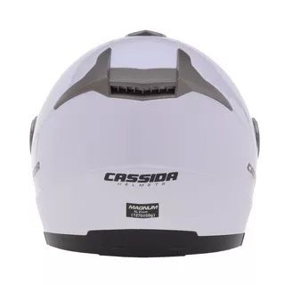 Motorcycle Helmet Cassida Magnum White