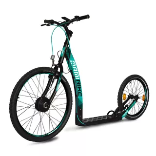 E-Scooter Mamibike EASY w/ Quick Charger - Black-Blue - Black-Turqouise