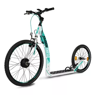 E-Scooter Mamibike EASY w/ Quick Charger - Black-Blue - White-Turquoise