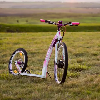 Elektrokoloběžka Mamibike DRIFT 26/20" s rychlonabíječkou - 2.jakost - bílo-tyrkysová