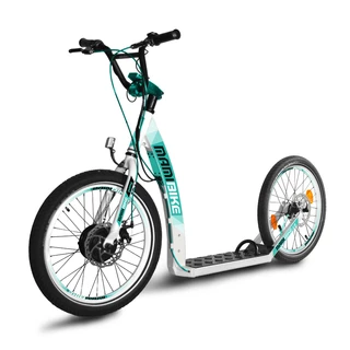 E-Scooter Mamibike PONY w/ Quick Charger - White-Turquoise - White-Turquoise