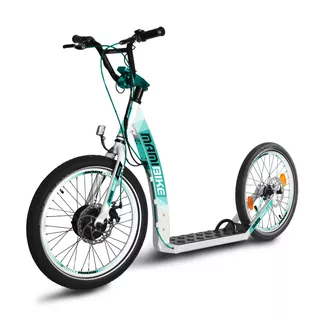 Elektromos roller Mamibike PONY 20" gyors töltővel 2020 - fehér-türkiz