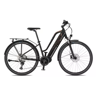 Dámsky trekingový elektrobicykel 4EVER Marianne Elite Trek - model 2021 - 16" - čierna/bronz