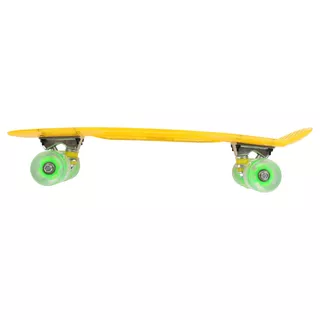 Pennyboard Maronad Retro Transparent W/ Light Up Wheels - Blue