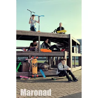 Кормило за скейтборд Maronad Stick - черно