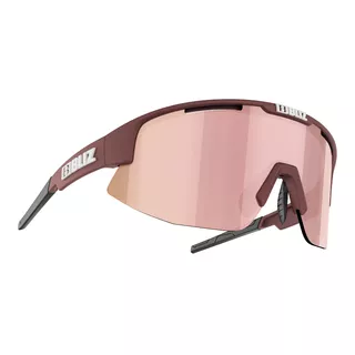 Sports Sunglasses Bliz Matrix Small - White - Matt Burgundy