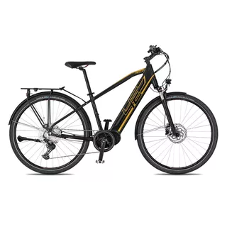 Trekingový elektrobicykel 4EVER Mercury Elite Trek - čierna/zlatá