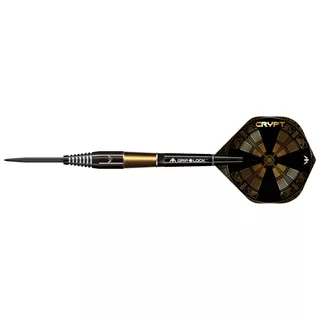 Darts Mission Crypt Black & Gold PVD M2 90% Steel – 3-Pack