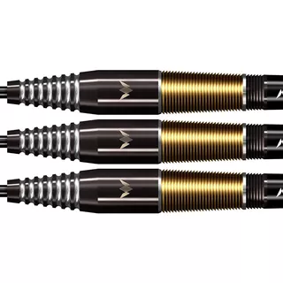 Darts Mission Crypt Black & Gold PVD M2 90% Steel – 3-Pack