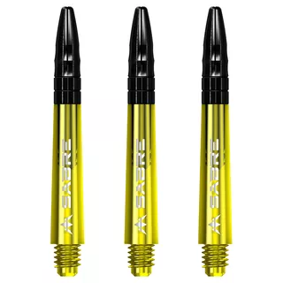 Dart Shafts Mission Sabre Yellow Tweenie – 3-Pack