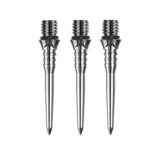 Dart Points Mission Titan Pro Ti Conversion Grooved Silver 26 mm – 3-Pack