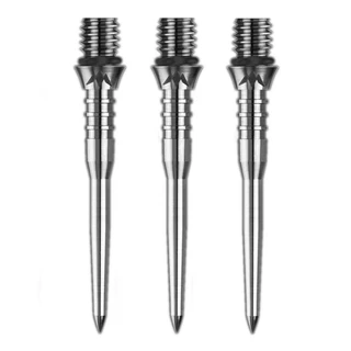 Dart Points Mission Titan Pro Ti Conversion Grooved Silver 30 mm – 3-Pack