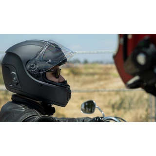 Moto přilba SENA Momentum EVO s integrovaným headsetem - matně černá