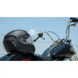 Motorcycle Helmet SENA Momentum EVO with Integrated Headset - Matte Black