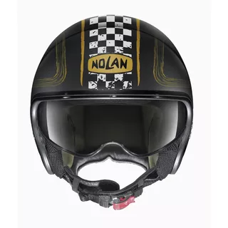 Moto helma Nolan N21 Getaway - Flat Black-Gold