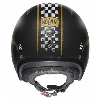 Moto prilba Nolan N21 Getaway - Flat Black-Gold